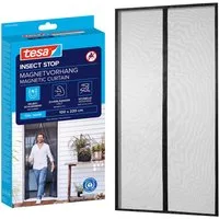 tesa Insektenschutz-Vorhang Magnetvorhang - selbstschließend - Insektenschutzvorhang, (Packung, 1-St., Magnetvorhang, selbstklebendes Klettband), INSECT STOP zur einfachen Montage ohne Bohren - 2,2 m x 1,0 m