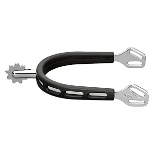 Sporen HSP Ultra Fit Extra Grip,25/30mm Balkenhol Schlaufe, abgerundetes Ende