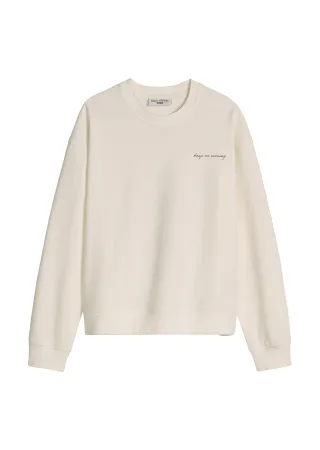 Marc OPolo DENIM - Sweatshirt oversized Silky White - Gr. - M