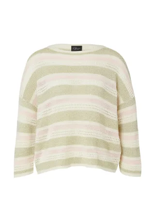 s.Oliver BLACK LABEL - Strickpullover beige/mehrfarbig - Gr. - L