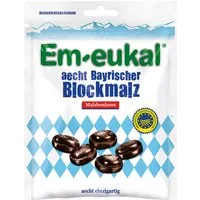 Em-eukal Süßigkeit, Em Eukal aecht Bayrischer Blockmalz Malzbonbons malzig süß 100g