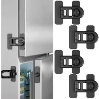 FELIXLEO Kindersicherung 4St Kindersicherung Schrank Selbstklebend Schublade Tür Schwarz.