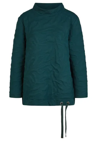 Doris Streich - Shirt bottle green - Gr. - 54
