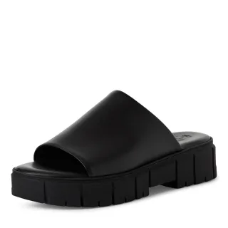 Tamaris - Da.-Pantolette black uni - Gr. - 38
