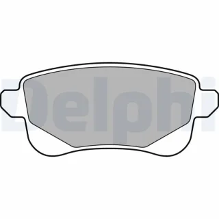 Delphi Bremsbel?ge hinten Renault Grand Sc?nic