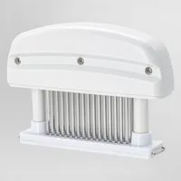 KVOTA Fleischklopfer Fleischstecher Fleischzartmacher für Steak Grill Marinieren 48 Klingen, Leicht, kompakt, bequem
