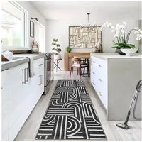 GarveeMore Teppich Wohnzimmer Waschbarer Teppich für Schlafzimmer Kurzflor Rutschfest