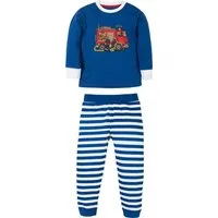Erwin Müller Pyjama Kinder-Schlafanzug Interlock-Jersey Streifen
