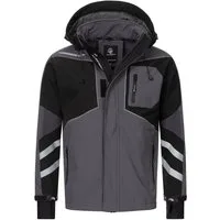 Rock Creek Softshelljacke Herren Softshelljacke Wanderjacke H-287 auch in Großen Größen erhältlich, mit Kapuze, mit Stehkragen