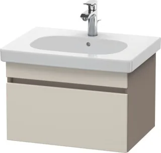 Duravit DuraStyle Waschtischunterbau wandhängend Taupe & Basalt Matt 600x453x398 mm - DS638309143 DS638309143