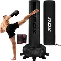 RDX Sports Boxsack RDX Freistehender Boxsack mit Handschuhen, 6ft Kickboxen, MMA Fitness