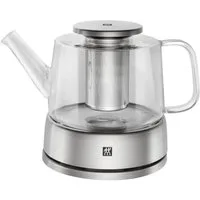 Teekanne ZWILLING Sorrento Teekanne mit Stövchen, 800 ml Transparent hochwertiges Borosilikatglas, 0.8 l, (1-St)