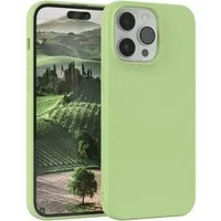 EAZY CASE Handyhülle für Apple iPhone 14 Pro Max Hülle Silikon 6,7 Zoll, Smart Slimcover Matt Silikon Schutzhülle mit Kameraschutz tpu Grün