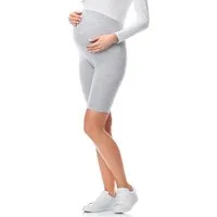 Be Mammy Umstandsleggings Kurze Umstandsleggings aus Baumwolle BE20-228 (1-tlg) elastischer Bund