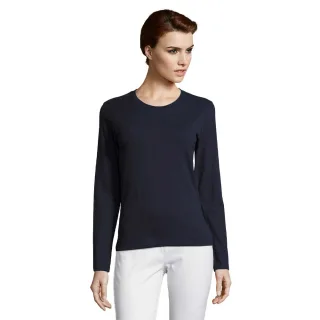 SOLS - "Imperial" T-Shirt für Damen Langärmlig (Dunkelblau)