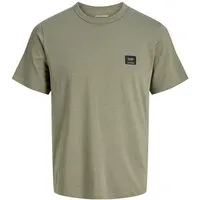 Jack & Jones Rundhalsshirt JJCLEVELAND TEE SS CREW NECK SN Baumwolle, regular fit