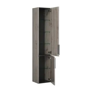 Burgbad Hochschrank Eqio 1760x350x320 Eiche Dekor Silber, HSFB035RF6015 HSFB035RF6015