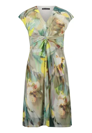 Betty Barclay - Mesh-Kleid Mint/Nature - Gr. - 46