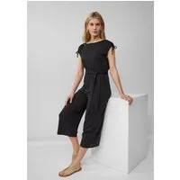 s.Oliver Jumpsuit Overall Jumpsuit aus Modalmix mit U-Boot-Ausschnitt