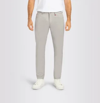MAC - MAC JEANS - Greg, Printed Light High Stretch braun - Gr. - 31/32
