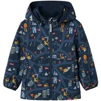 Name It Softshelljacke NMMMALTA05 SOFTSHELL JACKET AOP FO Materialmix, wasserdicht, winddicht, atmungsaktiv
