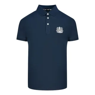 Aquascutum Aldis Marineblaues Poloshirt