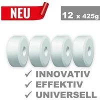 BlueCraft Luftentfeuchter-Nachfüllpack Nachfüller Schlafzimmer Wohnung gegen Schimmel, Entfeuchter Granulat Tabs mit Loch 12x 425g für Raumentfeuchter