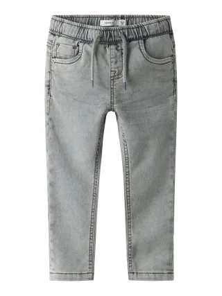 NAME IT - NMMRYAN SLIM SWE JEANS 2472-TH NOOS Vintage Light Blue Denim - Gr. - 128