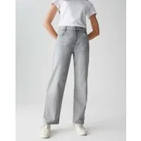 OPUS 5-Pocket-Jeans MIVA ALIGN aus Baumwollmix Mid Rise gerader Beinverlauf, weicher Griff, authentische Waschung