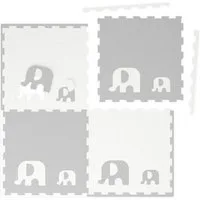 relaxdays Spielmatte Puzzlematte Elefanten