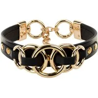 Asche & Gold Choker Adele Lederhalsband handgerfertigt