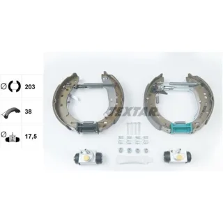 Textar Bremsbackensatz + Radzylinder Renault Clio Twingo