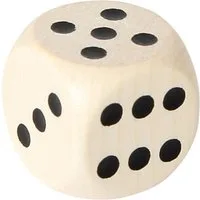 Bartl Spiel Holzwürfel - Augenwürfel, natur 6-seitiger Standardwürfel, Spielwürfel – Ersatzwürfel für Brett- und Gesellschaftsspiele
