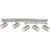 GLOBO LIGHTING Deckenspot ROBBY, ohne Leuchtmittel, Deckenstrahler weiß/Chrom, schwenkbar, GU10