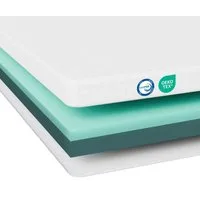 ROYGBIV, Topper Gel-Memory und Komfortschicht– 5 cm Matratzentopper Oeko-TEX, 5 cm hoch, Bett Topper Waschbar Bezug, Atmungsaktiv,Verbessern Sie Ihren Schlaf