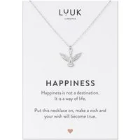 LUUK LIFESTYLE Kette mit Anhänger Adler, 50cm verstellbare Kettenlänge, Adler Phönix Anhänger