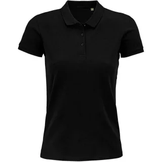 SOLS Damen/Damen Planet Bio-Poloshirt (Schwarz)