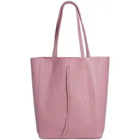Caspar Schultertasche - Großer Damen Leder Shopper Tasche - CLASSIC LINE - Modell No.780, elegant, robust & unempfindlich - 100% Echtleder - Handmade in Italy