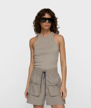10DAYS - tank top rib fog - Gr. - M