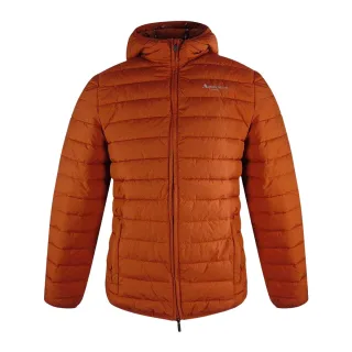 Aquascutum - Steppjacke für Herren, mit Kapuze, Aktiv (Rost Orange)