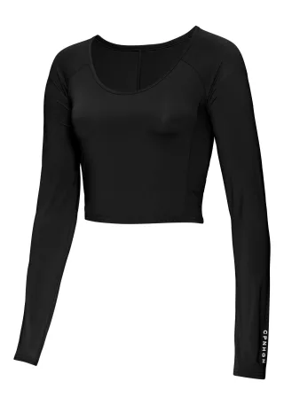Copenhagen Studios CPNHGN Sport long sleeve shirt black - Gr. - S
