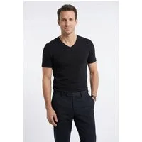 OLYMP T-Shirt Casual V-Ausschnitt, Ideal zum Unterziehen