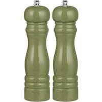 Ib Laursen Salz-/Pfeffermühle Ib Laursen - 2er Set Pfeffermühle und Salzmühle Grün 1740-22
