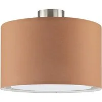 OTTO home Deckenleuchte Stellan, ohne Leuchtmittel, Deckenlampe mit Stoff - Schirm, Ø 40 cm, Höhe 32 cm