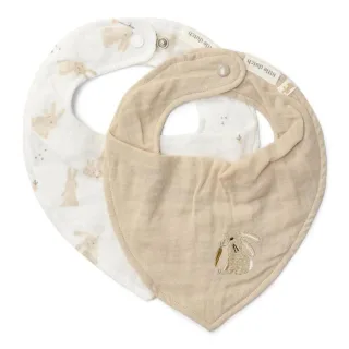 Little Dutch Bandana-Lätzchen 2er Set - Baby Bunny