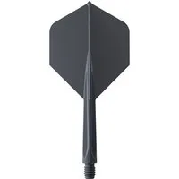 unicorn Dartpfeil Unicorn FORGE, All in One Shaft, Medium, Schwarz