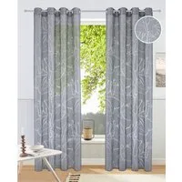 OTTO home Gardine Anna (1 St), Ösen, halbtransparent, Ausbrenner, Bestseller, Äste-Motiv, Viskose, Polyester