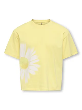 KIDS ONLY - KOGBELLE LIFE SS LOOSE PRINT TOP JRS Sunlight - Gr. - 152
