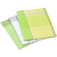 Gözze Geschirrtuch Geschirrtücher, Des. 60058, (Set, 3-tlg), Maß: 50 x 70 cm, Set: 2x kariert und 1x gestreift