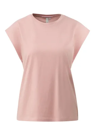 Q/S designed by - T-Shirt mit Rundhals pink - Gr. - XXL